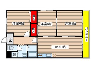 金城園　南館の物件間取画像